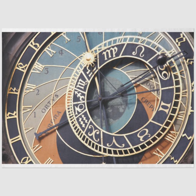 Papier Mousseline Découpage astronomique (Recto)