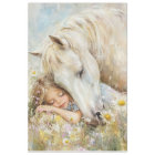 Découpage Cheval Whimsical & Petites Filles Fiower