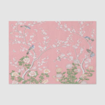 Découpage Chinoiserie rose