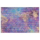 Découpage Couleurs Peacock Abstrait bleu et violet