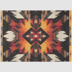 Papier Mousseline Découpage Création de papier peint amérindien