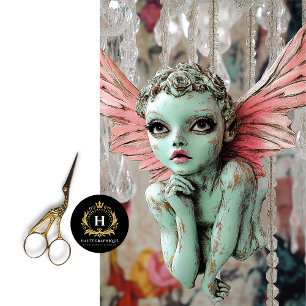 Papier Mousseline Découpage d'art féérique gothique lunaire