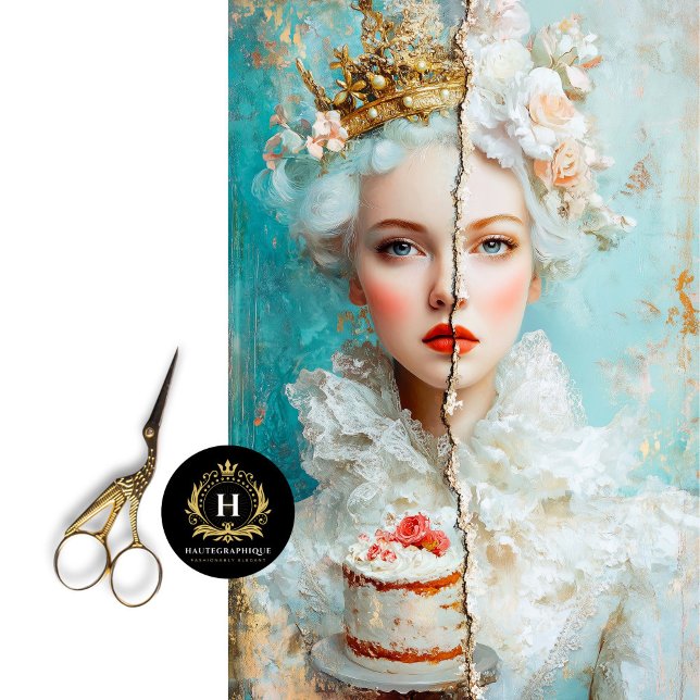 Papier Mousseline Découpage d'art féminin (Créateur téléchargé)