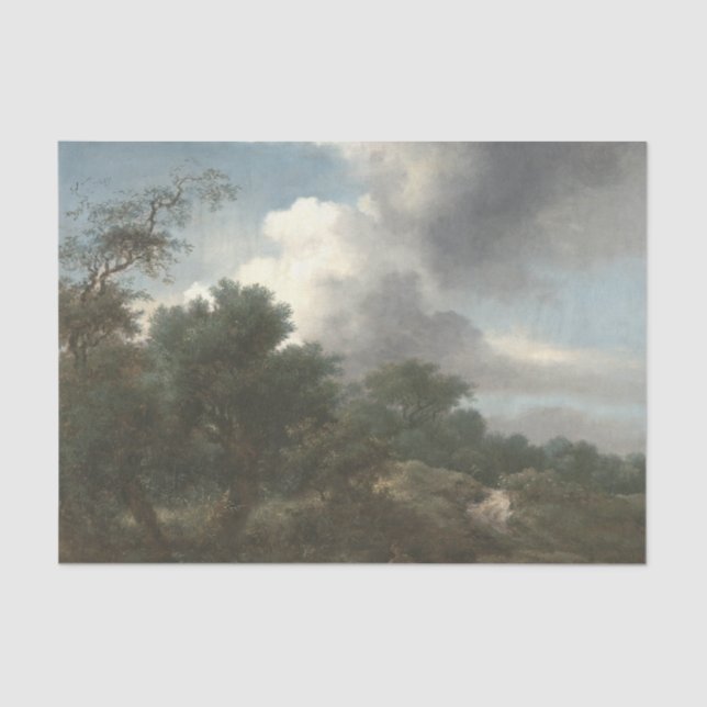 Papier Mousseline Découpage de découpage de la chute du paysage (Recto)