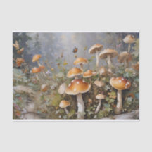 Découpage de la forêt de champignons enchantés