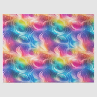 Papier Mousseline Découpage de la poussière d'étoile arc-en-ciel