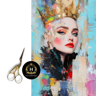 Papier Mousseline Découpage de la reine Regal Abstraite