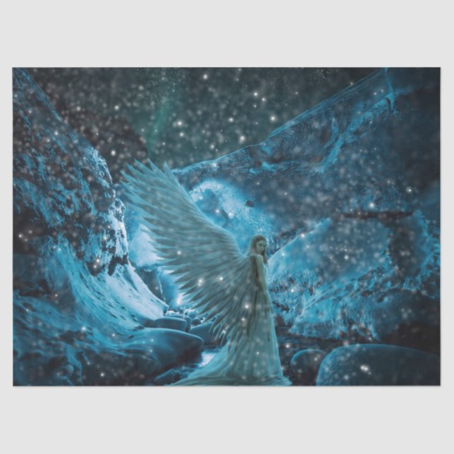 Papier Mousseline Découpage de l'angle mystique (Recto)