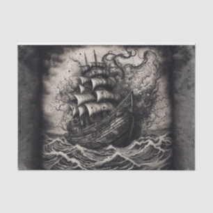 Papier Mousseline Découpage de livraison de style tatouage vintage  