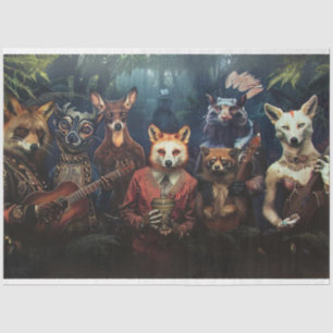 Papier Mousseline Découpage de maestro musical de Fox lunaire