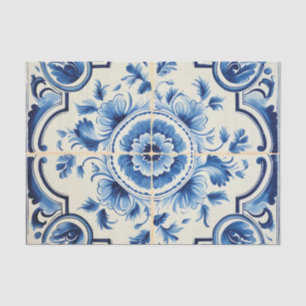 Papier Mousseline Découpage de motif portugais mignon