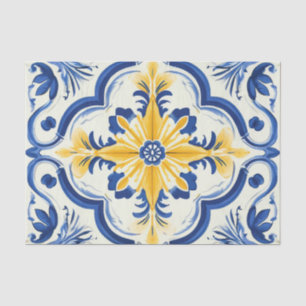 Papier Mousseline Découpage de motif portugais mignon