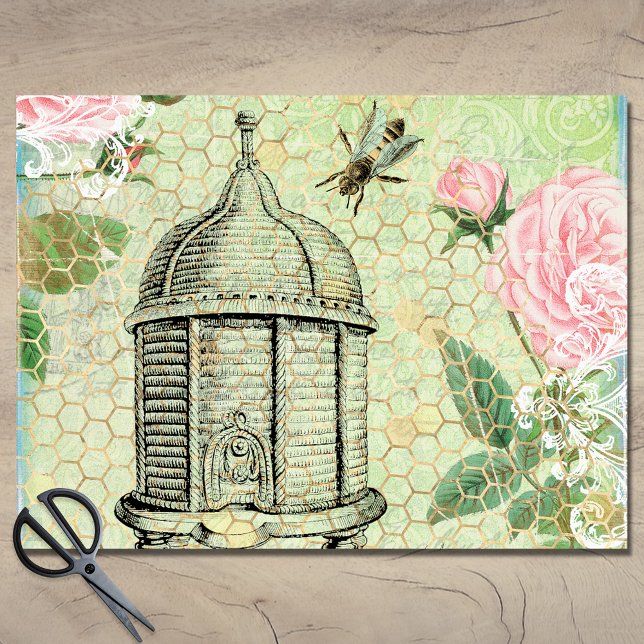 Papier Mousseline Découpage de ruches florales victoriennes (Créateur téléchargé)