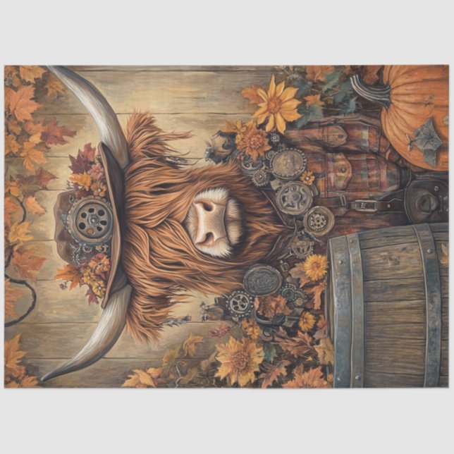 Papier Mousseline Découpage Découpage Décor d'Halloween Whimsical Hi (Recto)