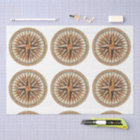 Découpage du Rose de Compass Vintage Maritime