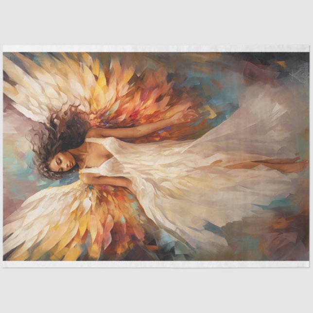 Papier Mousseline Découpage Ethereal Angel (Recto)