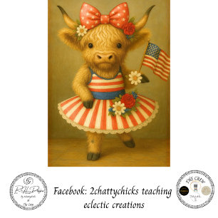Papier Mousseline Decoupage Fantaisiste 4 juillet Highland Tutu