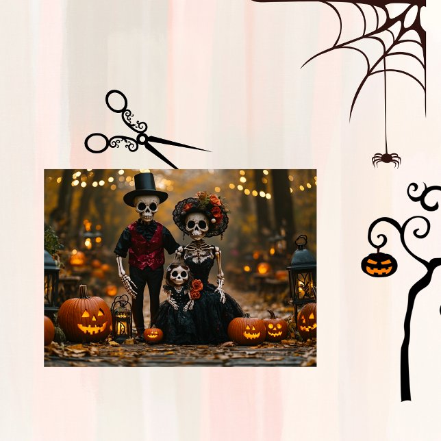 Papier Mousseline Découpage Fête de la famille Halloween (Créateur téléchargé)