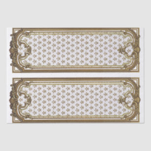 Papier Mousseline Découpage Fleur de Lis