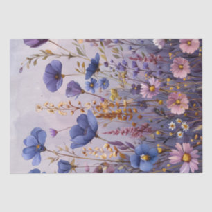 Papier Mousseline Découpage fleur sauvage