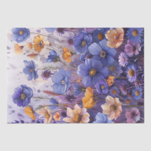 Papier Mousseline Découpage fleur sauvage