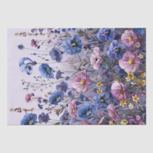 Papier Mousseline Découpage fleur sauvage