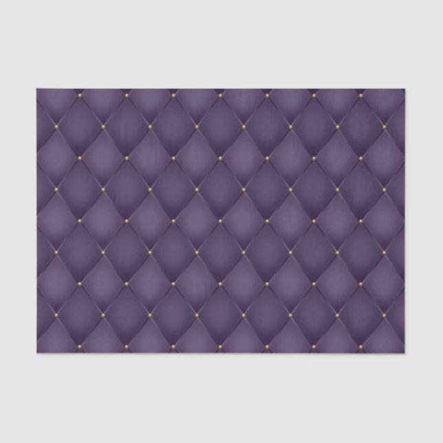 Papier Mousseline Découpage Harlequin Diamant violet (Recto)