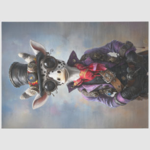 Papier Mousseline Découpage Imaginaire Steampunk Giraffe