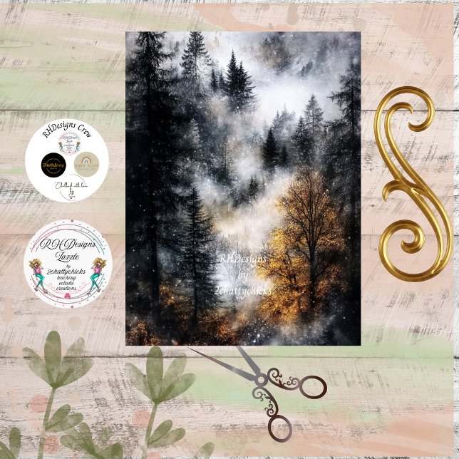 Papier Mousseline Decoupage Majestic Irish Mountain Range (Créateur téléchargé)