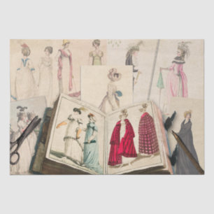 Papier Mousseline DÉCOUPAGE MODE vintage POIDS PLUS ÉPINÉ  