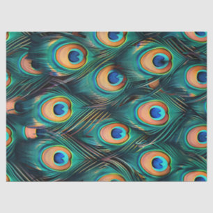 Papier Mousseline Découpage Motif de plumes de paq