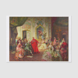 Papier Mousseline Découpage Motif du 18ème siècle Elégant rassemblem