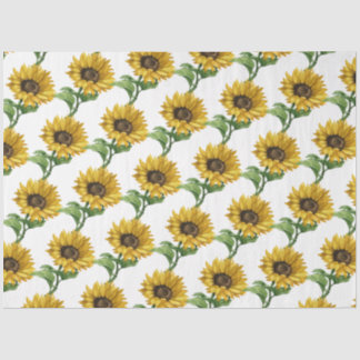 Papier Mousseline Découpage motif Sunflower