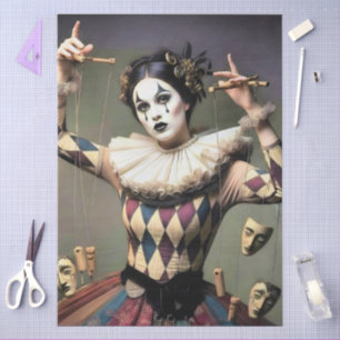 Papier Mousseline Découpage Motifs Gothiques Poétiques