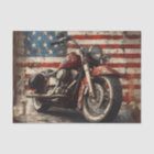 Découpage Moto Patiné Vintage Avec Indicateur