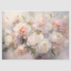 Découpage Peonies blanches et roses Peonies aquare