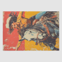 Découpage Poster vintage Arabian Horse Rider Judi