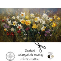 Decoupage Prairie de Fleurs Jonquilles KayliMade