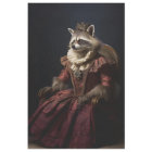Découpage Royal Regal Queen Raccoon