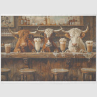 Découpage Salon Scène Bar Vaches Pays