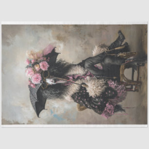 Papier Mousseline Découpage standard de caniche en Rhapsodie