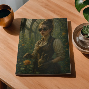 Papier Mousseline Découpage Steampunk Jardinier Victorien Art
