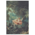 Découpage Tableau Fragonard Iconique dans le jardi