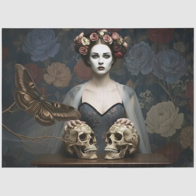 Papier Mousseline Decoupage Tissue Paper (Recto)