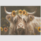 Découpage Vache de haute-terre Tournesol Vie agric