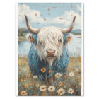 Découpage Vache Highland nommée Hamish