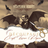 Découpage victorienne Beauté Dracula's Kiss Gothic