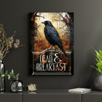 Découpage Vintage Corbeau éffrayant