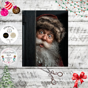 Papier Mousseline Découpe Daniel Boone Père Noël Peek Art