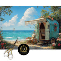 Découpe de Caravane Gitane